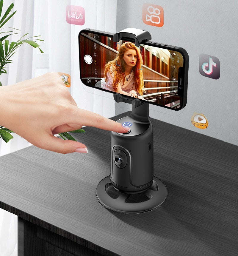 360° Auto Face Tracking Gimbal | Smart Phone Holder for Vlog & Live