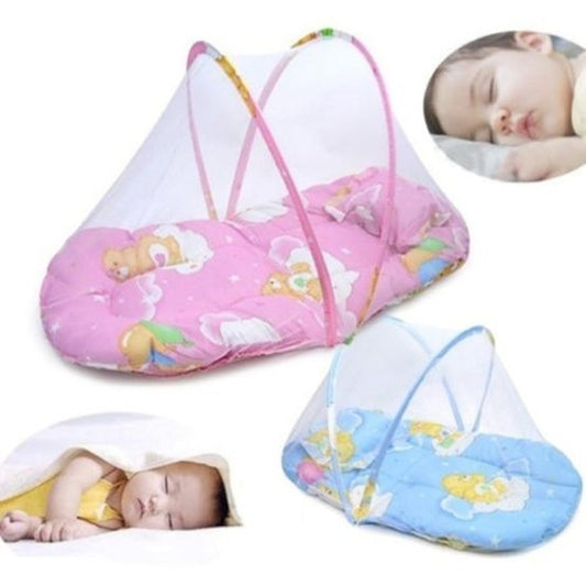 Baby Mosquito Net Yurt | Foldable Infant Bed with Protection Canopy