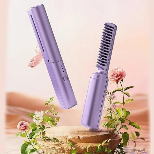 "Professional Hair Straightener Brush for Women"